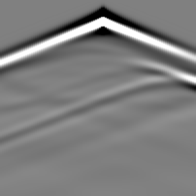 Observed shot gather (Noiseless)